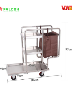 Xe dọn vệ sinh khách sạn XDVS-01