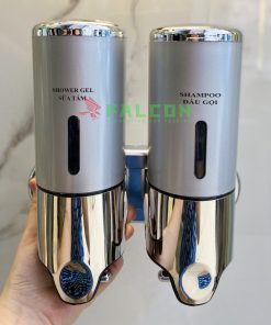 Bình đưungj gắn tường inox trắng