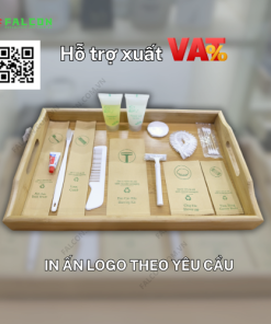bộ amenities lúa mạch túi kr nâu