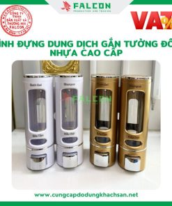 Bình đựng dung dịch gắn tường đôi nhựa cao cấp