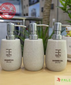 bộ bình đựng resin màu cát