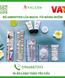 bộ amenities lúa mạch túi màng nhôm