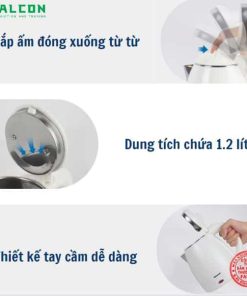 ấm siêu tốc khách sạn 1.2 lít