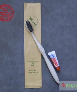 Bàn chải đánh răng khách sạn túi nâu giá rẻ