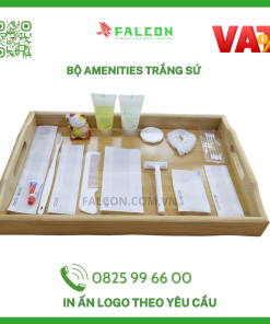 Bộ amenities trắng