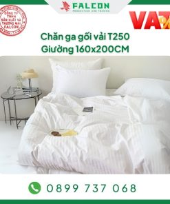 chăn ga gối trắng trơn