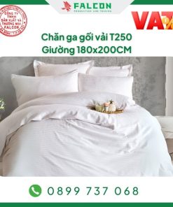 chăn ga gối trắng trơn
