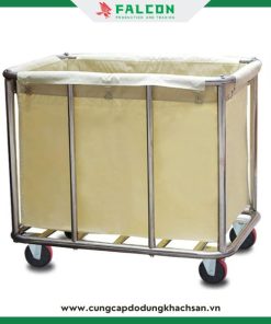 Xe đẩy thùng rác khách sạn công ty falcon