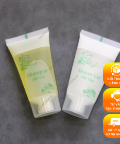 Tuýp chiết 30ml mini dầu gội+ sữa tắm cho khách sạn