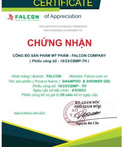 Giấy chứng nhận kiểm nghiệm thực tế