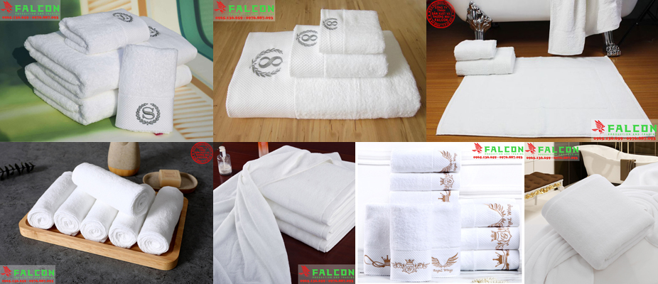Những mẫu khăn tắm, khăn mặt, khăn tay khách sạn
