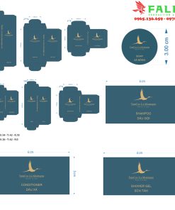 Thiết kế logo in bao bì đồ dùng khách sạn
