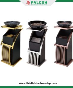 thủng rác sảnh ngoài trời hiện đại