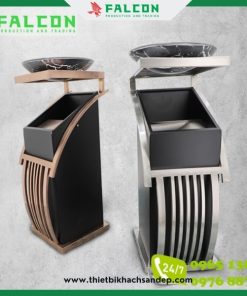 thùng rác sảnh cao cấp ngoài trời
