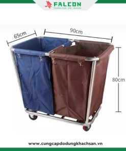 Xe Dọn Buồng Phòng Khách Sạn 2 Ngăn